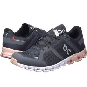 On Running Women's Athletic Shoes - Black and Pink